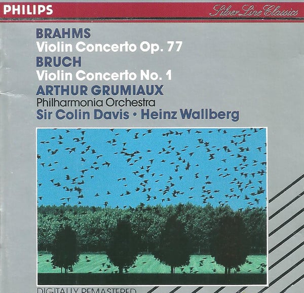 Johannes Brahms, Max Bruch – Arthur Grumiaux, New Philharmonia Orchestra, Sir Colin Davis, Heinz Wallberg-0