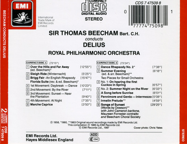 Frederick Delius - Sir Thomas Beecham, Royal Philharmonic Orchestra-1