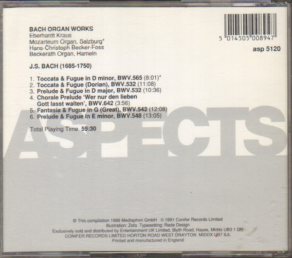 Johann Sebastian Bach, Eberhard Kraus-1