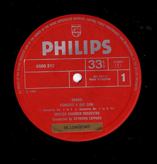 Georg Friedrich Händel, English Chamber Orchestra, Raymond Leppard-1