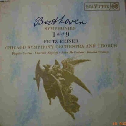Symphonies No 1 And No. 9 (Choral) 2xLP (UK 1962):Beethoven; Fritz Reiner