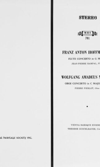 Franz Anton Hoffmeister / Wolfgang Amadeus Mozart, Jean-Pierre Rampal, Pierre Pierlot, Wiener Barockensemble, Theodor Guschlbauer-0