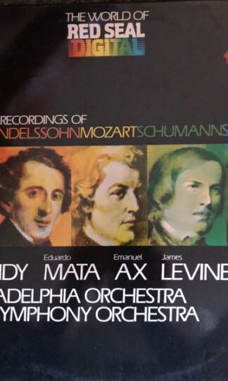 Johannes Brahms / Felix Mendelssohn-Bartholdy / Wolfgang Amadeus Mozart / Robert Schumann / Igor Stravinsky / Eugene Ormandy / Eduardo Mata / Emanuel Ax / James Levine (2) - The Philadelphia Orchestra / Dallas Symphony Orchestra-0