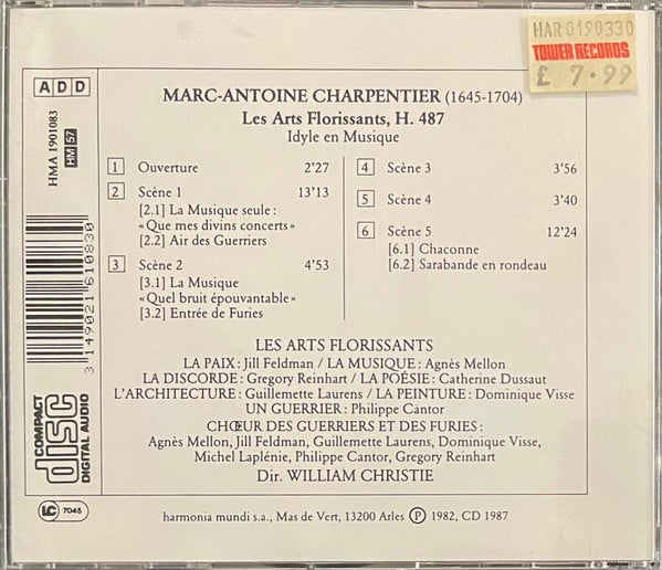 Marc Antoine Charpentier - Les Arts Florissants, William Christie-3