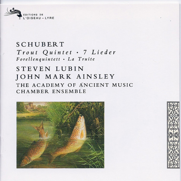 Franz Schubert - Steven Lubin / John Mark Ainsley / The Academy Of Ancient Music Chamber Ensemble-0