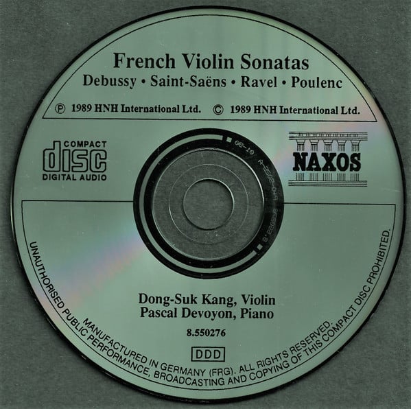 Claude Debussy, Camille Saint-Saëns, Maurice Ravel, Francis Poulenc, Dong-Suk Kang, Pascal Devoyon-2