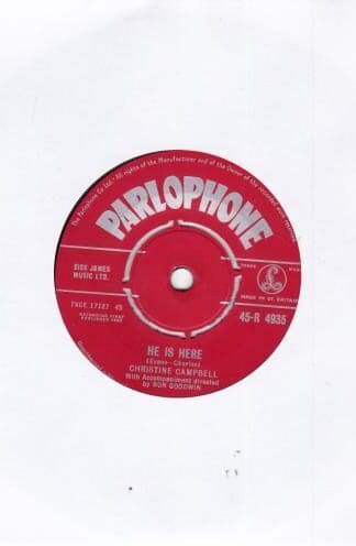 He Is Here 7" (UK 1962):Christine Campbell