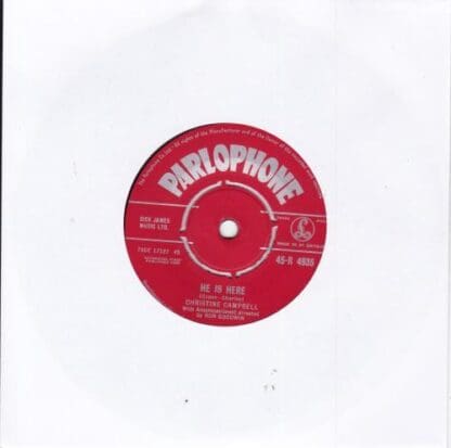 He Is Here 7" (UK 1962):Christine Campbell