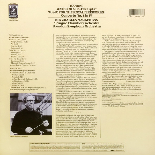 Georg Friedrich Händel - Sir Charles Mackerras, Prague Chamber Orchestra, London Symphony Orchestra-1