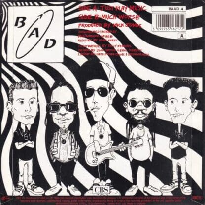 Just Play Music! 7" (UK 1988):Big Audio Dynamite - Image 2