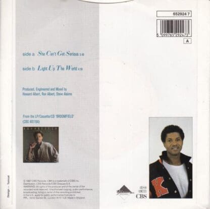 She Can't Get Serious 7" (UK 1987):Broomfield - Image 2
