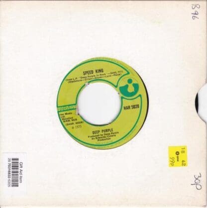 Black Night 7" (UK 1970):Deep Purple - Image 2