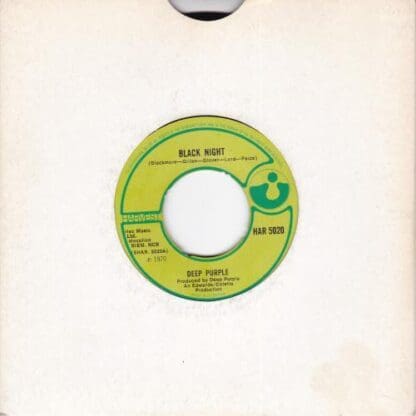 Black Night 7" (UK 1970):Deep Purple