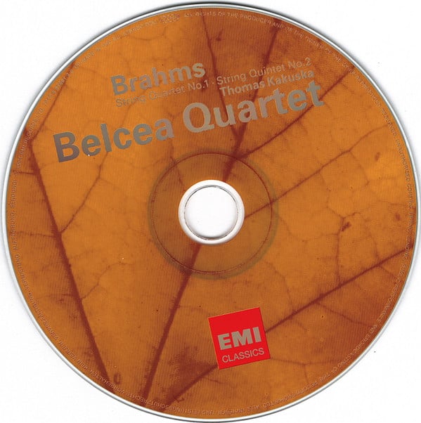 Johannes Brahms : Belcea Quartet, Thomas Kakuska-4