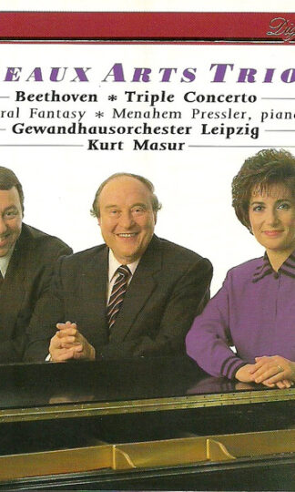 Ludwig van Beethoven - Beaux Arts Trio, Menahem Pressler, MDR Rundfunkchor, Gewandhausorchester Leipzig, Kurt Masur-0
