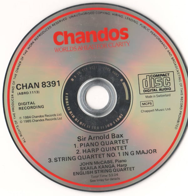 Arnold Bax, English String Quartet / John McCabe (2), Skaila Kanga-2