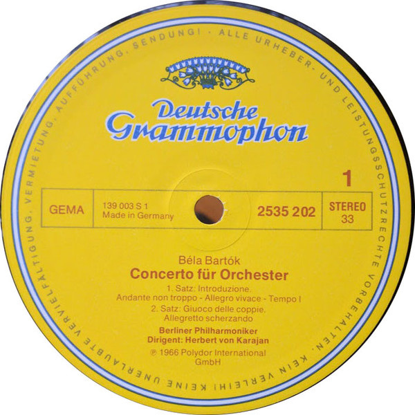 Béla Bartók, Berliner Philharmoniker, Herbert von Karajan-2