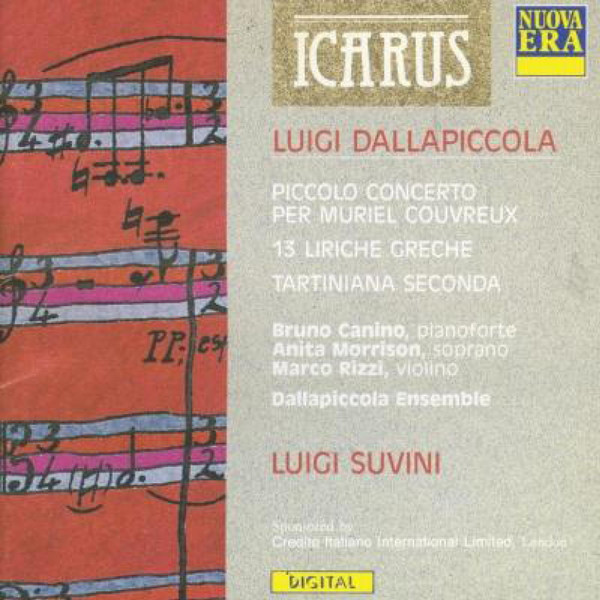 Luigi Dallapiccola – Bruno Canino, Anita Morrison (2), Marco Rizzi (2), Dallapiccola Ensemble, Luigi Suvini-0
