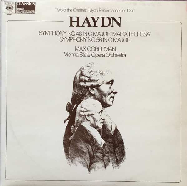 Joseph Haydn - Max Goberman, Orchester Der Wiener Staatsoper-0