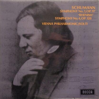 Symphony No.3, Op.97 "Rhenish" / Symphony No.4, Op.120 LP (UK):Schumann