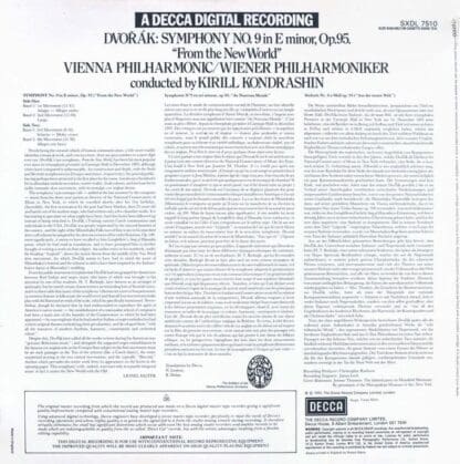 Symphony No. 9 "From The New World" LP (HOL 1980):Dvořák - Image 2