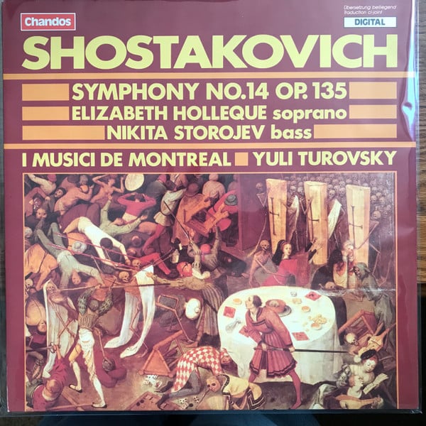 I Musici De Montréal, Yuli Turovsky, Elizabeth Holleque, Nikita Storojev, Dmitri Shostakovich-0