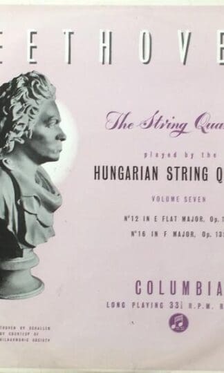 The String Quartets Volume Seven LP (UK):Beethoven