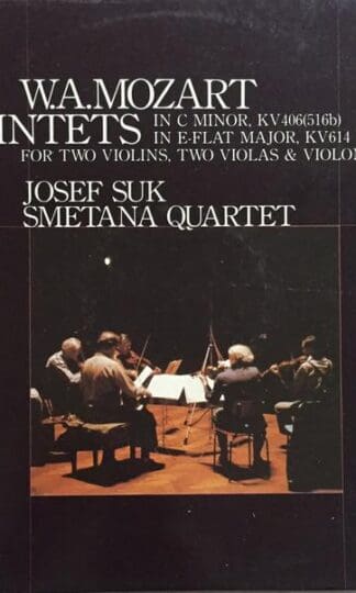 Quintets In C Minor, KV406 (516b) & In E-Flat Major, KV614 LP (CZE 1981):Mozart