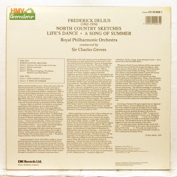 Frederick Delius, Sir Charles Groves, Royal Philharmonic Orchestra-1
