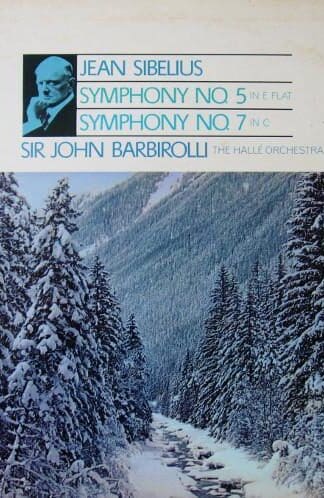 Symphony No. 5 In E Flat / Symphony No. 7 In C LP (UK 1967):Jean Sibelius