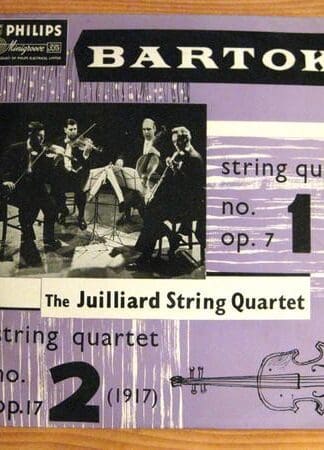String Quartet No. 1 Op. 7 (1908), String Quartet No. 2 Op. 17 (1917) LP (UK 1955):Bartok