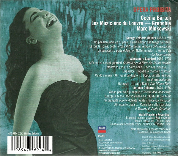Cecilia Bartoli, Les Musiciens Du Louvre, Marc Minkowski-1