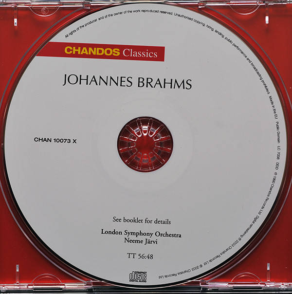 Neeme Järvi, London Symphony Orchestra, Johannes Brahms-3