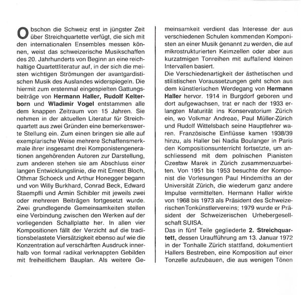 Amati Quartet, Hermann Haller, Wladimir Vogel, Rudolf Kelterborn-4
