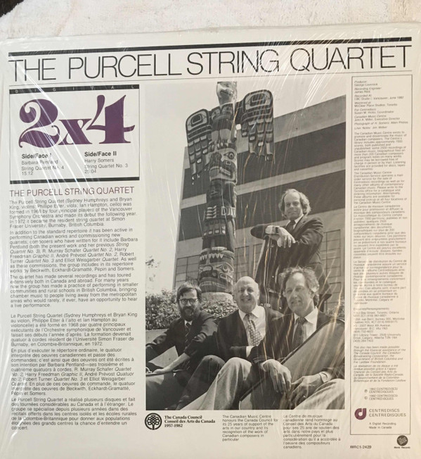 Purcell String Quartet / Barbara Pentland ⦁ Harry Somers-1