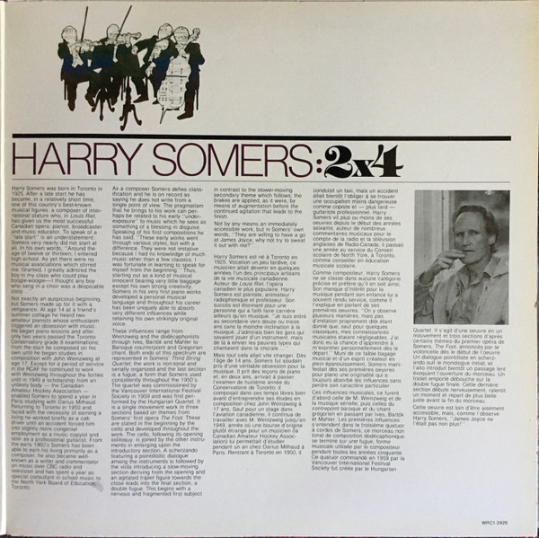 Purcell String Quartet / Barbara Pentland ⦁ Harry Somers-3