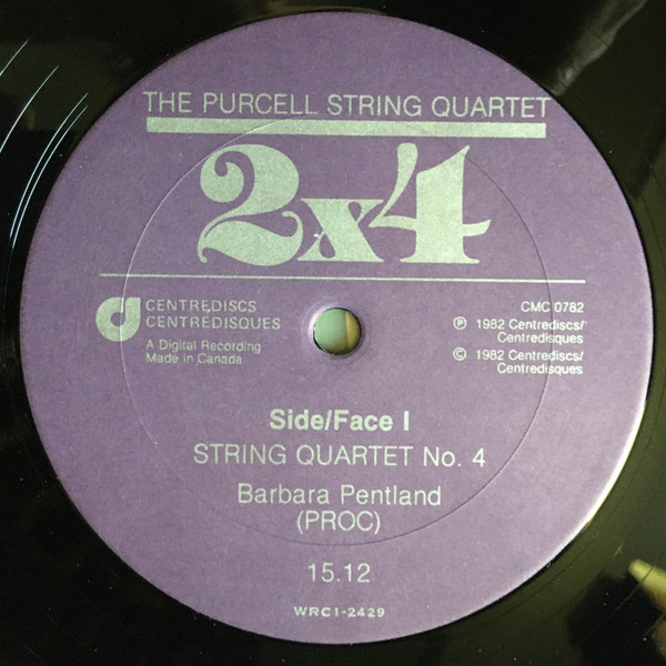 Purcell String Quartet / Barbara Pentland ⦁ Harry Somers-4