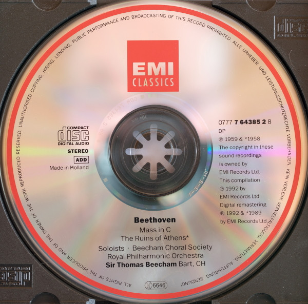 Ludwig van Beethoven - The Beecham Choral Society, Royal Philharmonic Orchestra, Sir Thomas Beecham-3