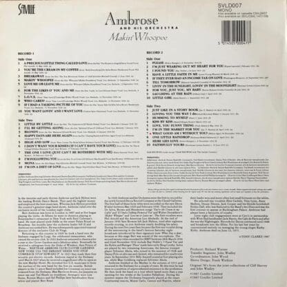 Makin' Whoopee 2xLP (UK 1987):Ambrose & His Orchestra - Image 2