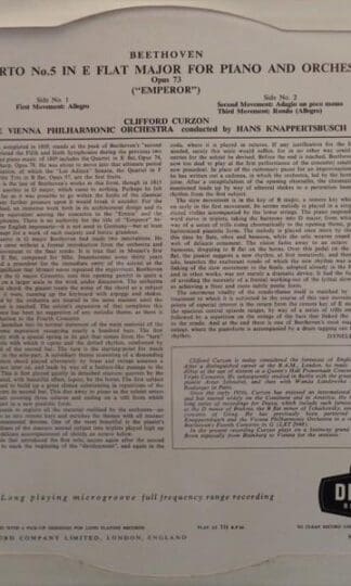 Emperor LP (UK 1958):Curzon