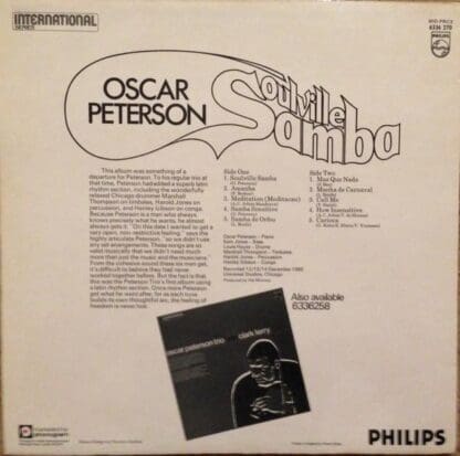 Soulville Samba LP (UK):The Oscar Peterson Trio - Image 2