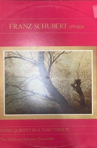Franz Schubert (1797-1828) LP (UK):The Salzburg Soloists' Ensemble
