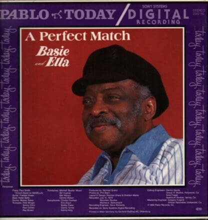 A Perfect Match LP (US 1980):Ella Fitzgerald; Count Basie - Image 2