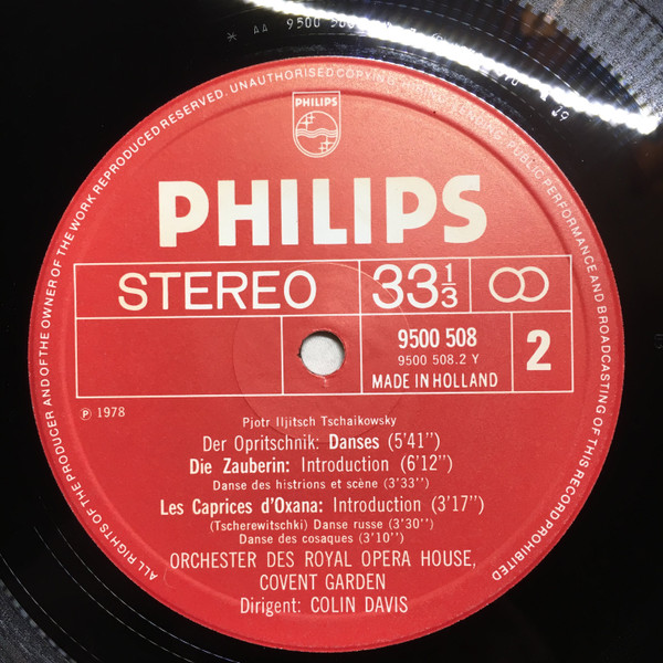 Pyotr Ilyich Tchaikovsky, Orchestra Of The Royal Opera House, Covent Garden, Sir Colin Davis-3
