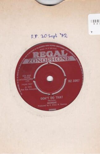 Don't Do That 7" (UK 1972):Geordie
