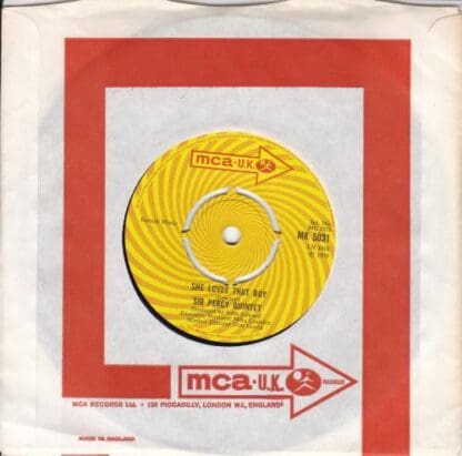 She's Such A Good Looking Girl 7" (UK 1970):Sir Percy Quintet - Image 2