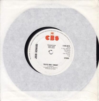I Got My Lady PROMO 7" (UK 1976):John Howard - Image 2
