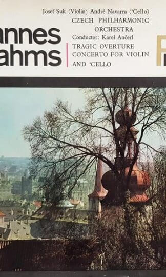 Tragic Overture / Concerto For Violin And Cello LP (CZE 1964):Brahms