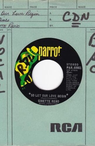 So Let Our Love Begin 7" (CAN 1970):Ginette Reno