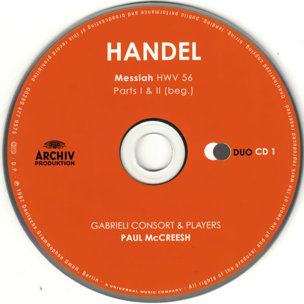 Georg Friedrich Händel - Dorothea Röschmann ∙ Susan Gritton ∙ Bernarda Fink ∙ Charles Daniels ∙ Neal Davies ∙ Gabrieli Consort & Gabrieli Players ∙ Paul McCreesh-2